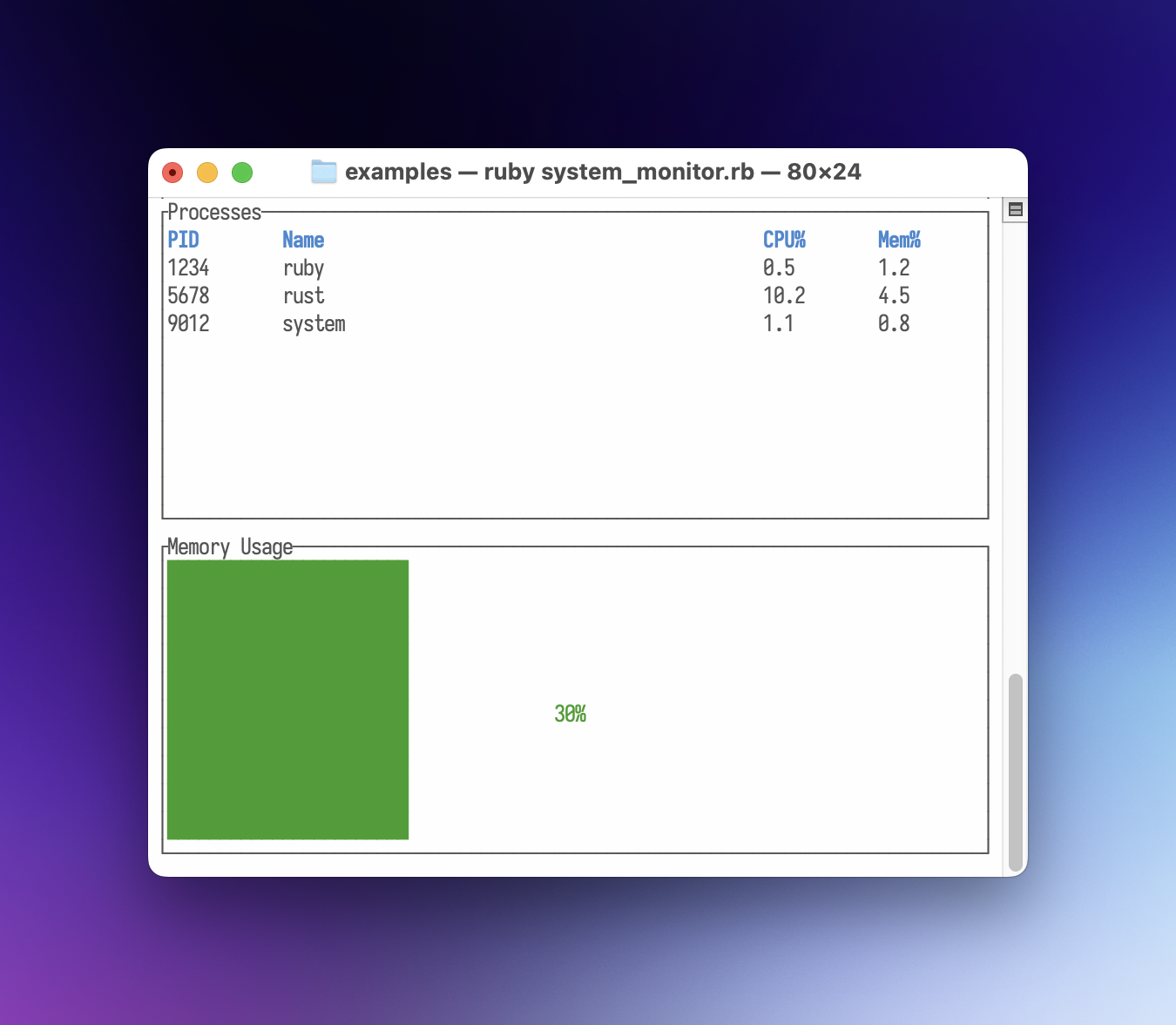quickstart - RDoc Documentation