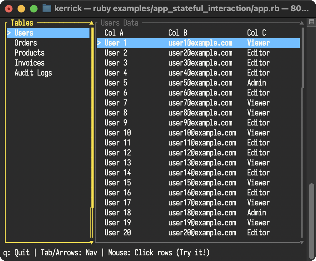 Stateful Interaction